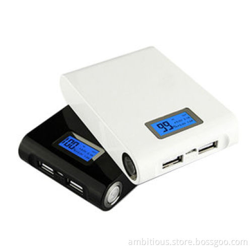 LCD Power bank with blue background light